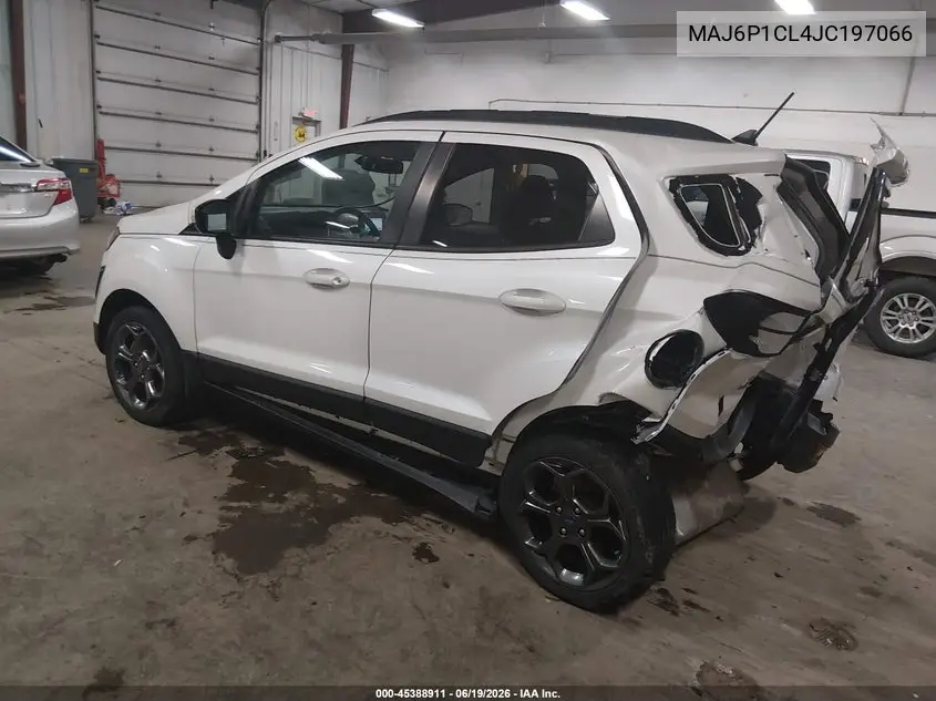 2018 Ford Ecosport Ses VIN: MAJ6P1CL4JC197066 Lot: 45388911