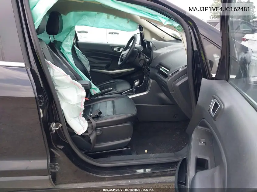 2018 Ford Ecosport Titanium VIN: MAJ3P1VE4JC162481 Lot: 45412277