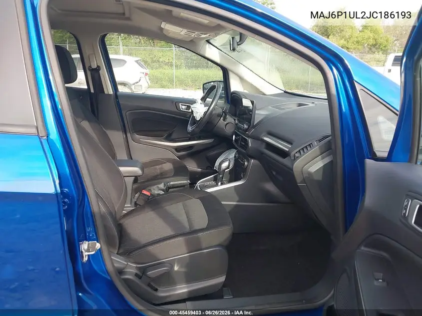 2018 Ford Ecosport Se VIN: MAJ6P1UL2JC186193 Lot: 45459403
