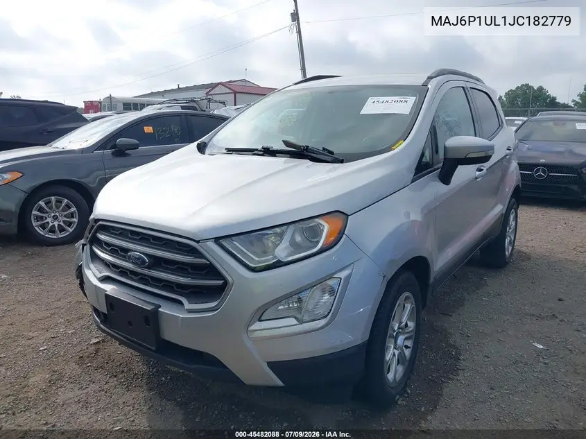2018 Ford Ecosport Se VIN: MAJ6P1UL1JC182779 Lot: 45482088
