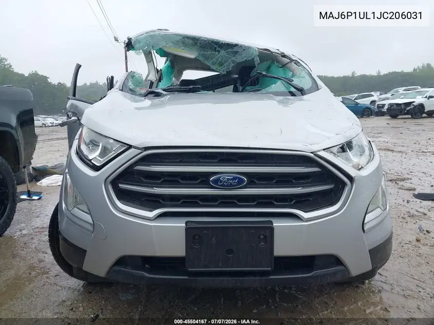 2018 Ford Ecosport Se VIN: MAJ6P1UL1JC206031 Lot: 45504167