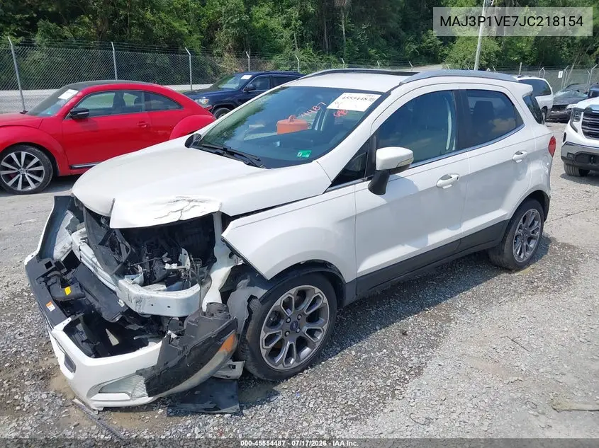 2018 Ford Ecosport Titanium VIN: MAJ3P1VE7JC218154 Lot: 45554487
