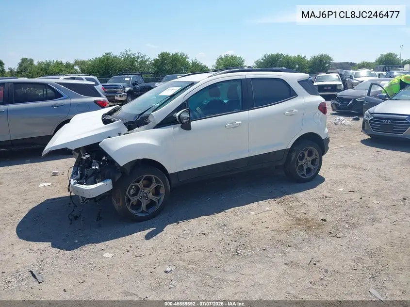 2018 Ford Ecosport Ses VIN: MAJ6P1CL8JC246477 Lot: 45559692