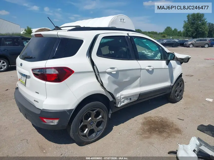 2018 Ford Ecosport Ses VIN: MAJ6P1CL8JC246477 Lot: 45559692