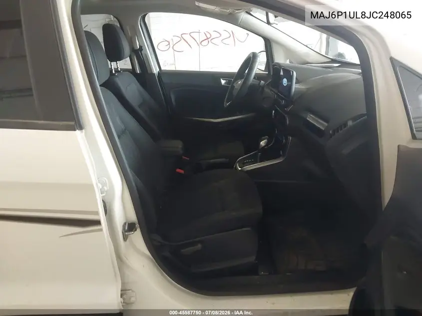 2018 Ford Ecosport Se VIN: MAJ6P1UL8JC248065 Lot: 45587750