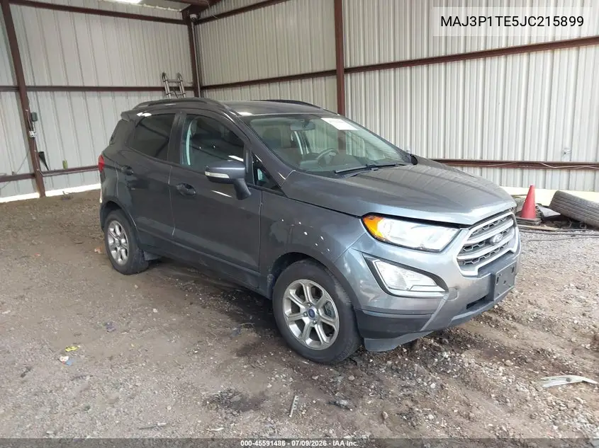 2018 Ford Ecosport Se VIN: MAJ3P1TE5JC215899 Lot: 45591486