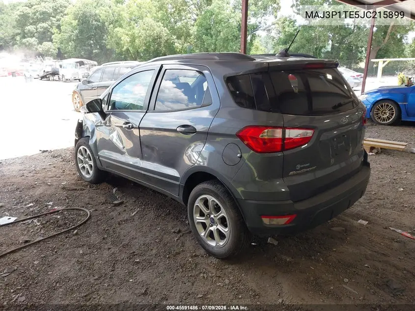 2018 Ford Ecosport Se VIN: MAJ3P1TE5JC215899 Lot: 45591486