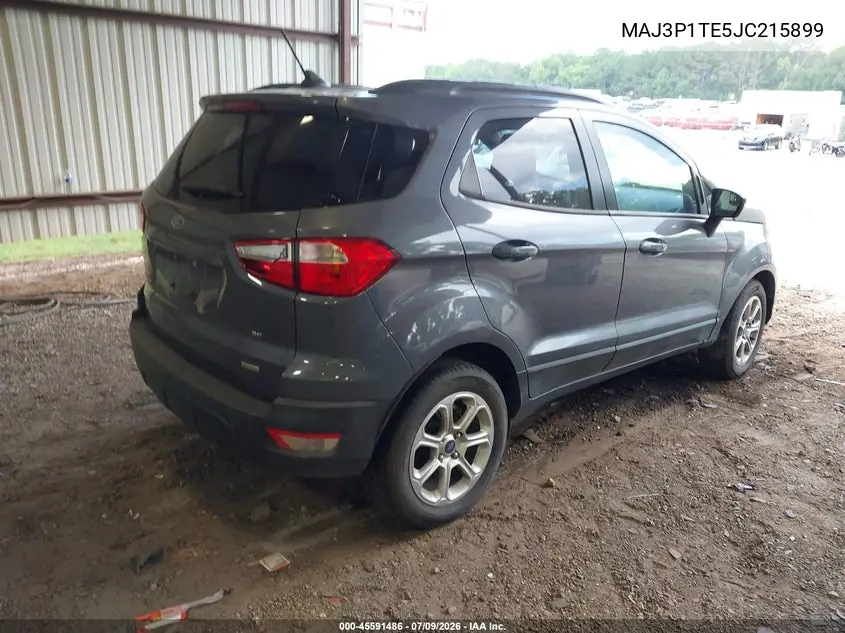 2018 Ford Ecosport Se VIN: MAJ3P1TE5JC215899 Lot: 45591486