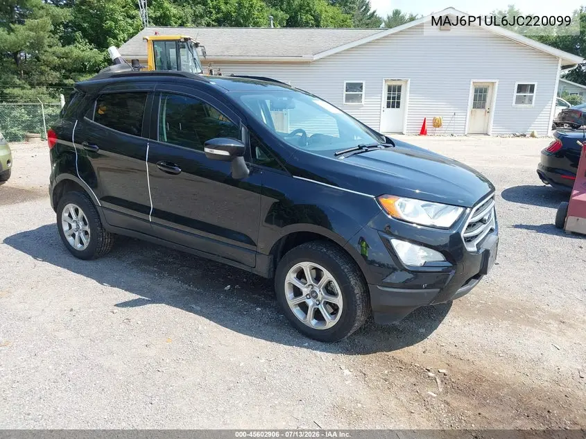 2018 Ford Ecosport Se VIN: MAJ6P1UL6JC220099 Lot: 45602906