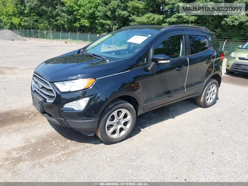 2018 Ford Ecosport Se VIN: MAJ6P1UL6JC220099 Lot: 45602906