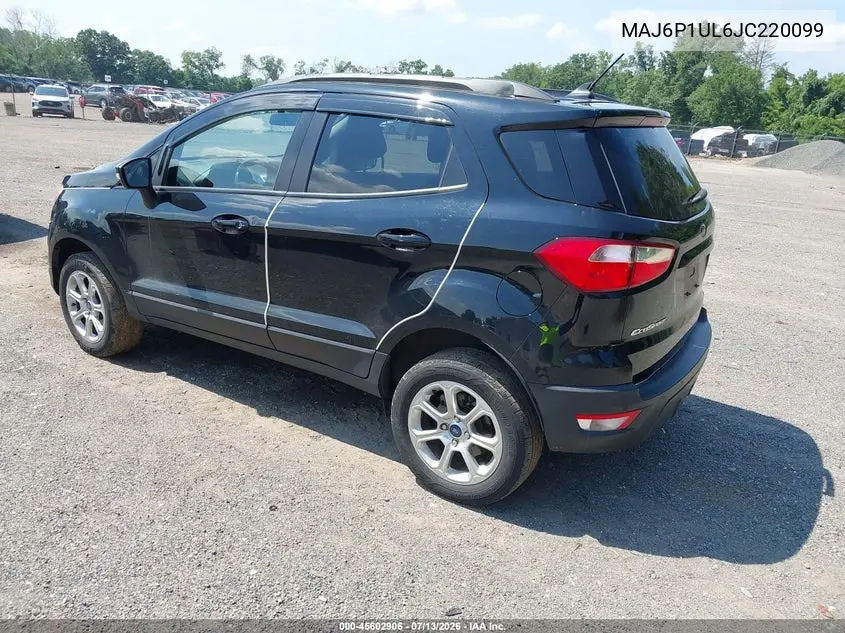 2018 Ford Ecosport Se VIN: MAJ6P1UL6JC220099 Lot: 45602906