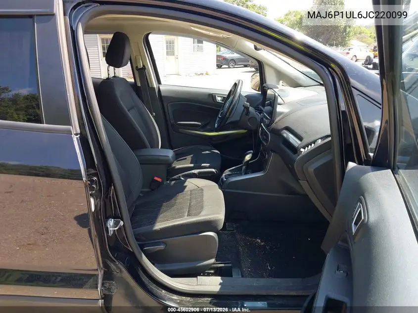 2018 Ford Ecosport Se VIN: MAJ6P1UL6JC220099 Lot: 45602906