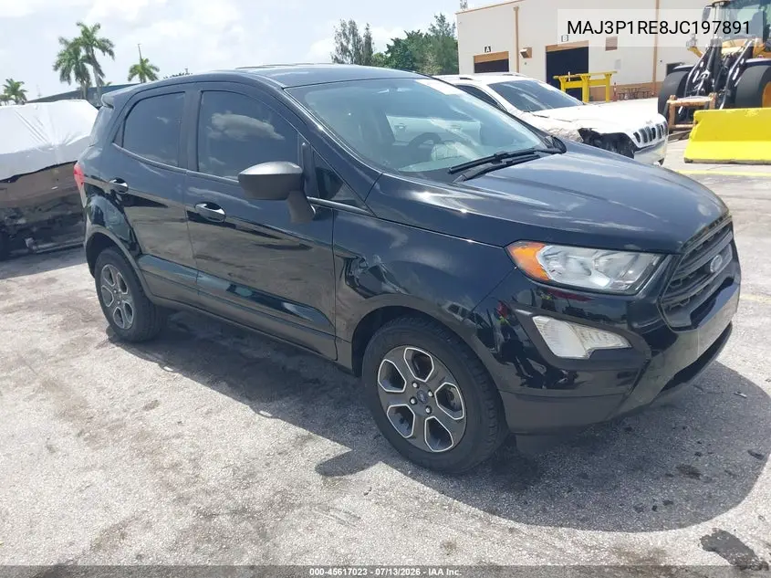 2018 Ford Ecosport S VIN: MAJ3P1RE8JC197891 Lot: 45617023