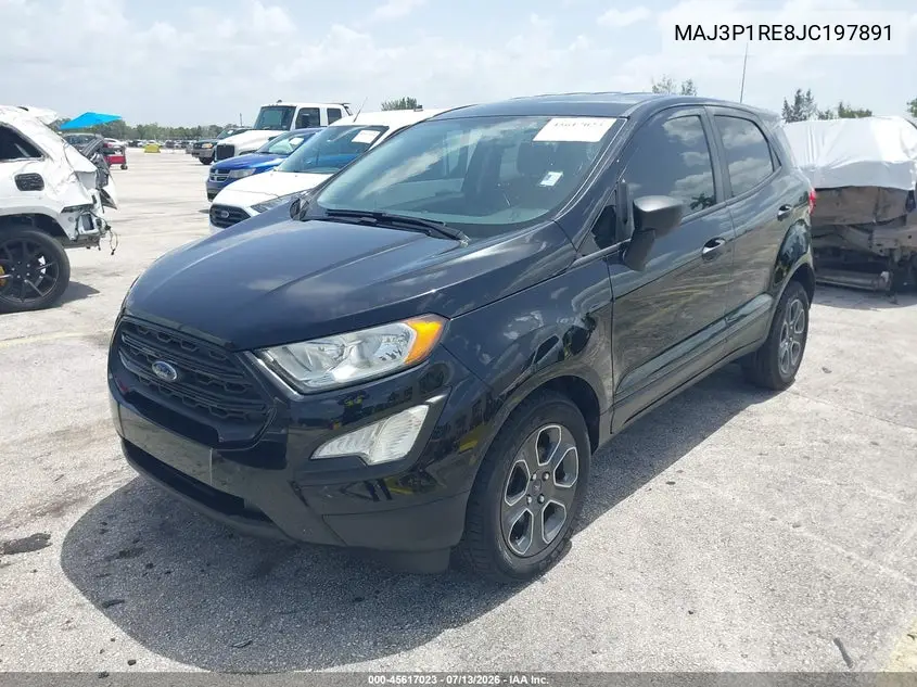 2018 Ford Ecosport S VIN: MAJ3P1RE8JC197891 Lot: 45617023