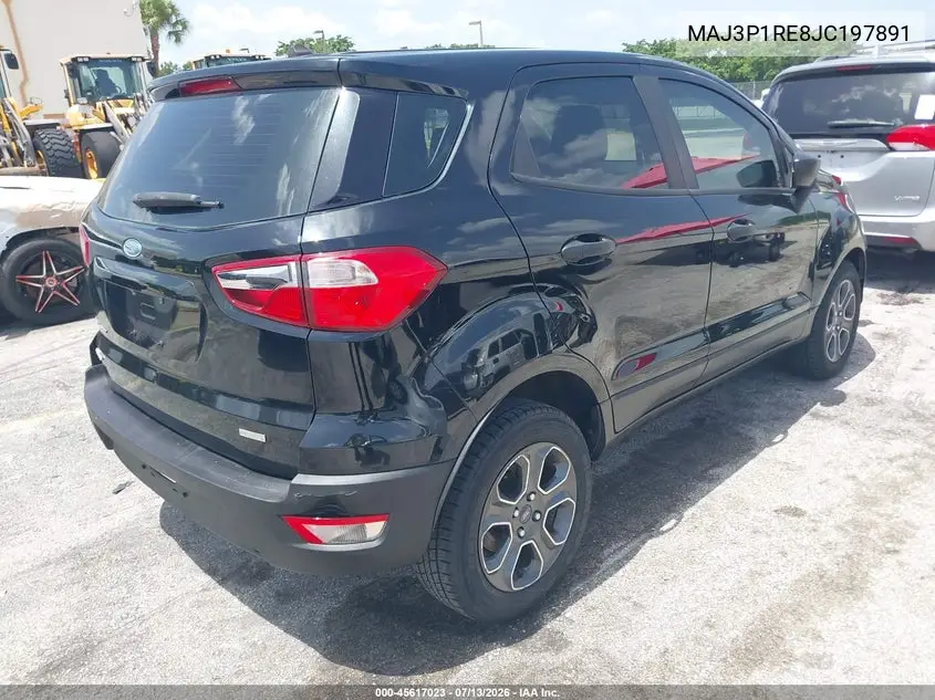 2018 Ford Ecosport S VIN: MAJ3P1RE8JC197891 Lot: 45617023