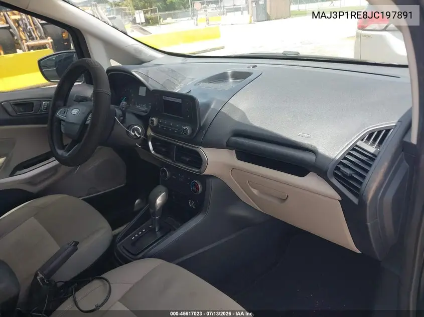 2018 Ford Ecosport S VIN: MAJ3P1RE8JC197891 Lot: 45617023