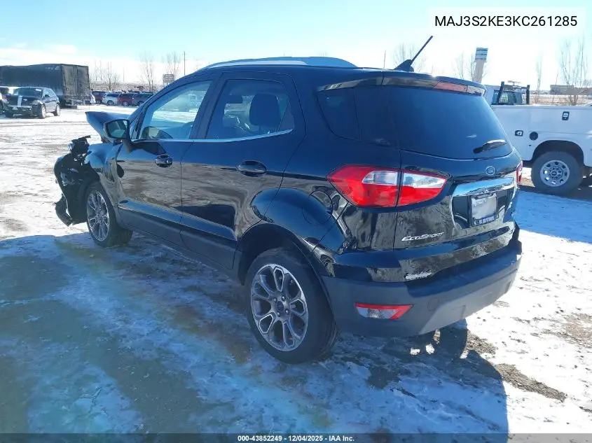 MAJ3S2KE3KC261285 2019 Ford Ecosport Titanium