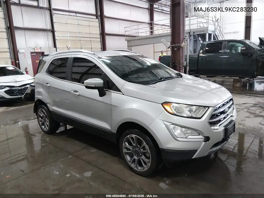 2019 Ford Ecosport Titanium VIN: MAJ6S3KL9KC283230 Lot: 45584680