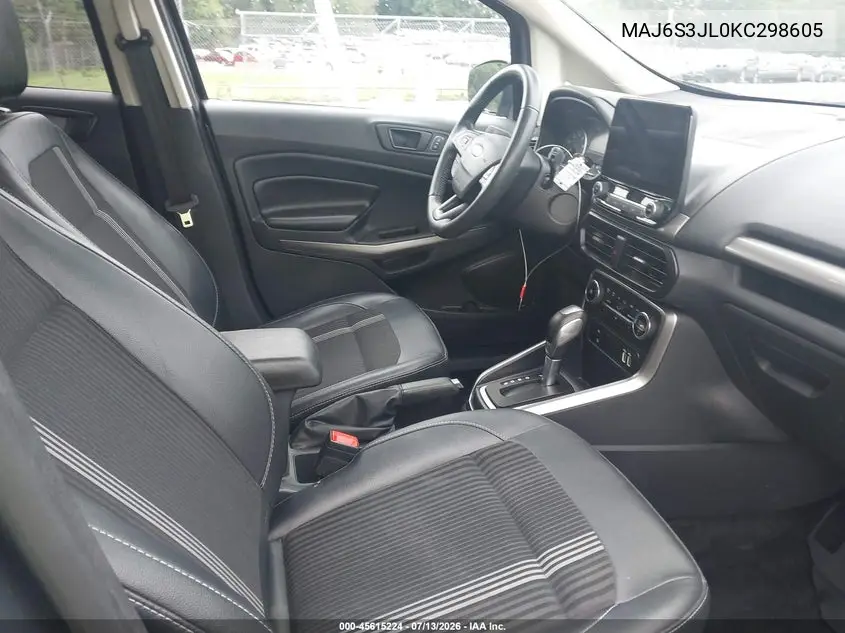 2019 Ford Ecosport Ses VIN: MAJ6S3JL0KC298605 Lot: 45615224