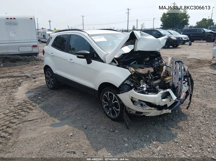 2019 Ford Ecosport Ses VIN: MAJ6S3JL8KC306613 Lot: 45622201