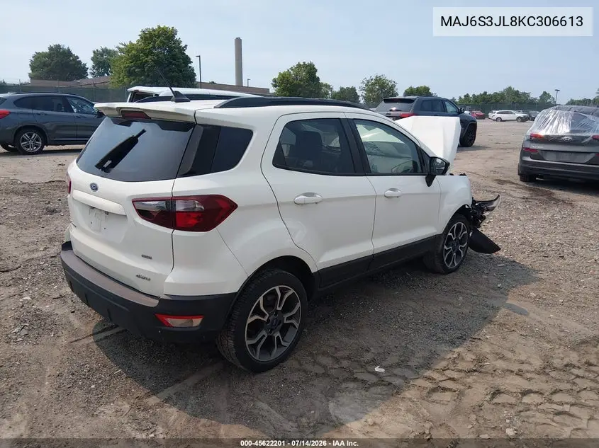 2019 Ford Ecosport Ses VIN: MAJ6S3JL8KC306613 Lot: 45622201