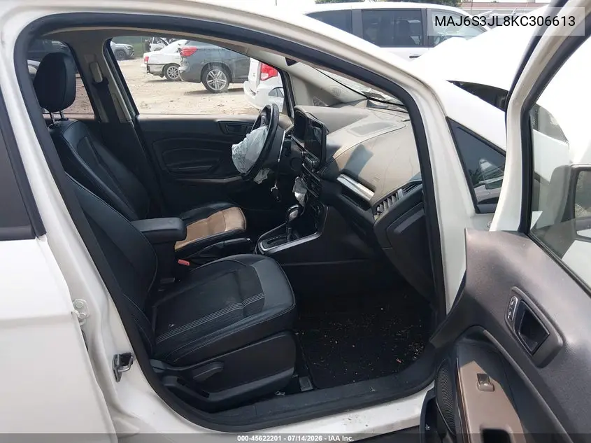 2019 Ford Ecosport Ses VIN: MAJ6S3JL8KC306613 Lot: 45622201