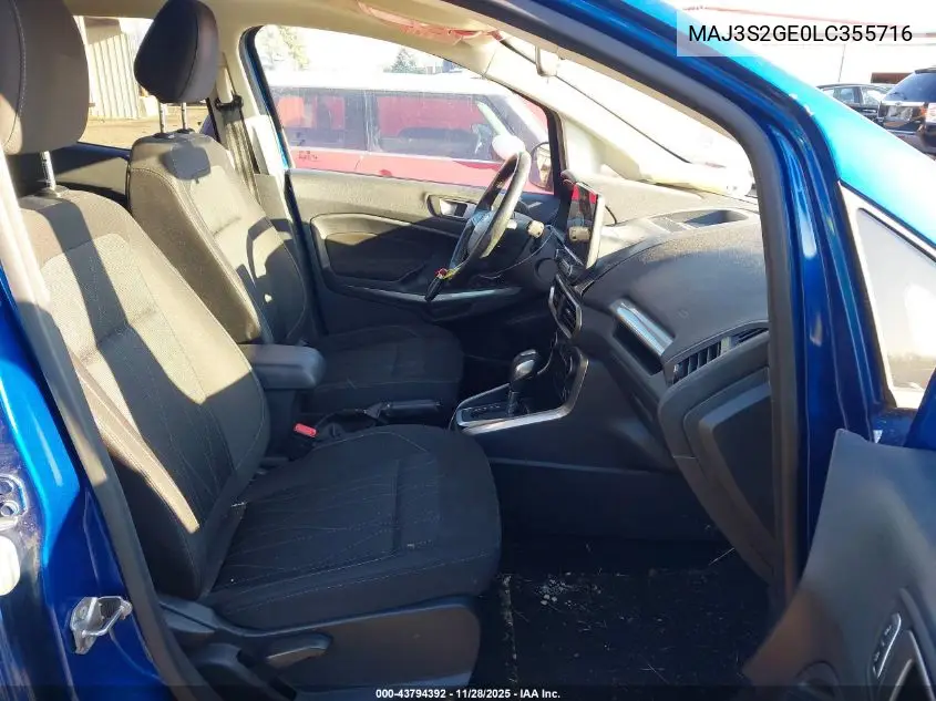 MAJ3S2GE0LC355716 2020 Ford Ecosport Se