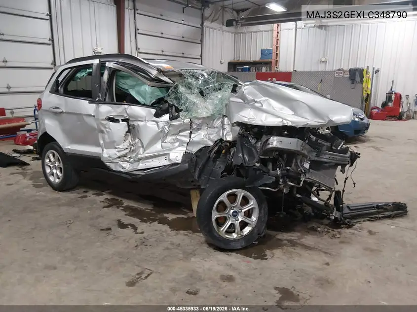 2020 Ford Ecosport Se VIN: MAJ3S2GEXLC348790 Lot: 45335933