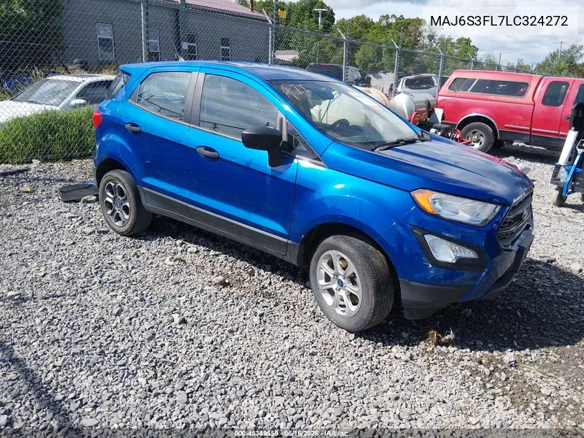 2020 Ford Ecosport S VIN: MAJ6S3FL7LC324272 Lot: 45349559