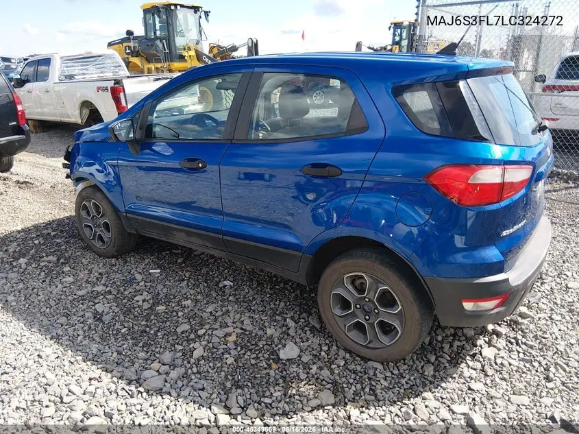 2020 Ford Ecosport S VIN: MAJ6S3FL7LC324272 Lot: 45349559