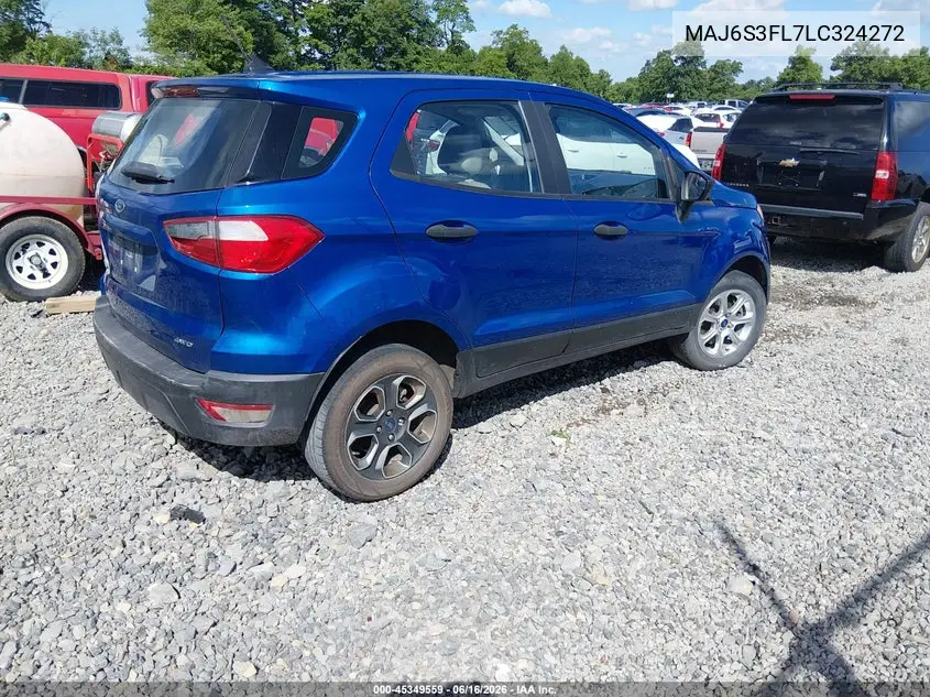2020 Ford Ecosport S VIN: MAJ6S3FL7LC324272 Lot: 45349559