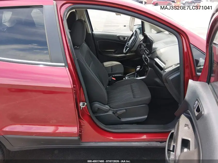 2020 Ford Ecosport Se VIN: MAJ3S2GE7LC371041 Lot: 45517488