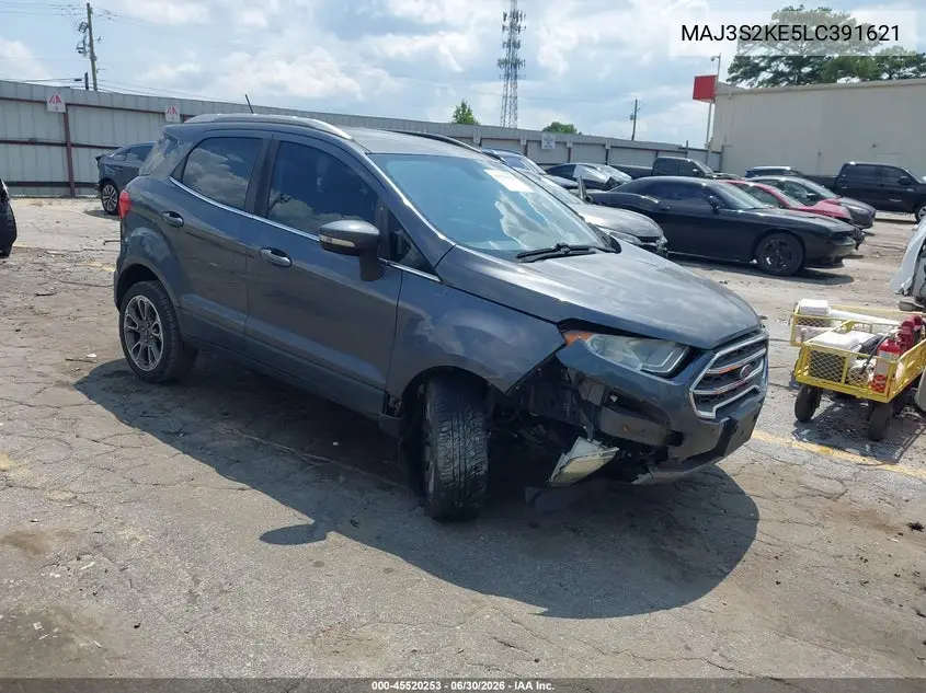 2020 Ford Ecosport Titanium VIN: MAJ3S2KE5LC391621 Lot: 45520253