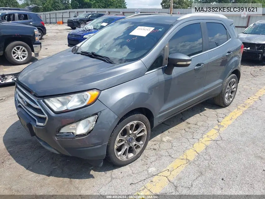 2020 Ford Ecosport Titanium VIN: MAJ3S2KE5LC391621 Lot: 45520253