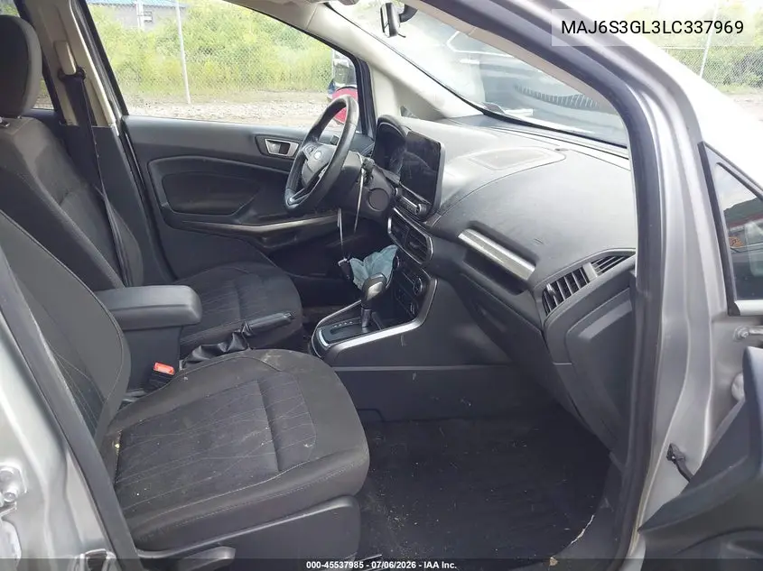 2020 Ford Ecosport Se VIN: MAJ6S3GL3LC337969 Lot: 45537985