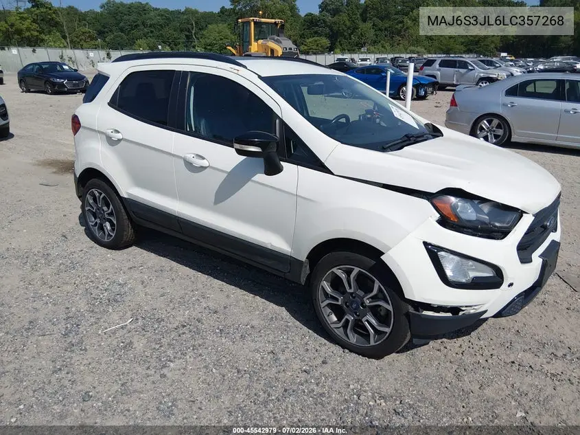 2020 Ford Ecosport Ses VIN: MAJ6S3JL6LC357268 Lot: 45542979