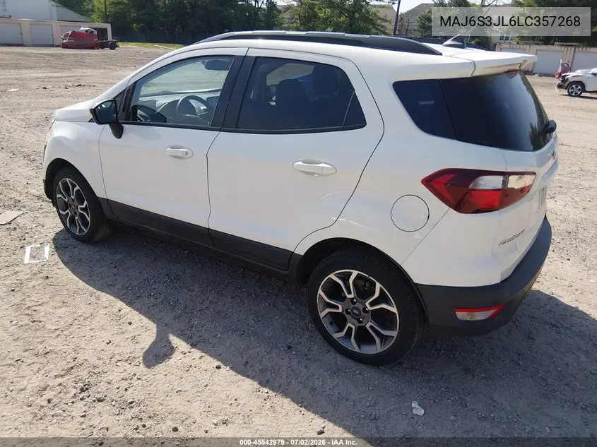 2020 Ford Ecosport Ses VIN: MAJ6S3JL6LC357268 Lot: 45542979