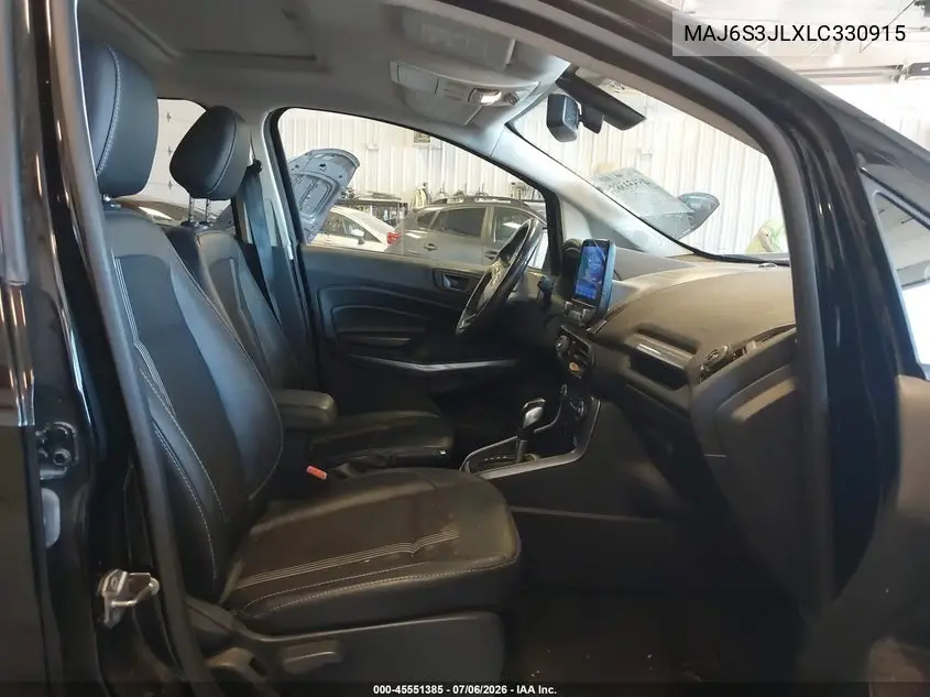 2020 Ford Ecosport Ses VIN: MAJ6S3JLXLC330915 Lot: 45551385