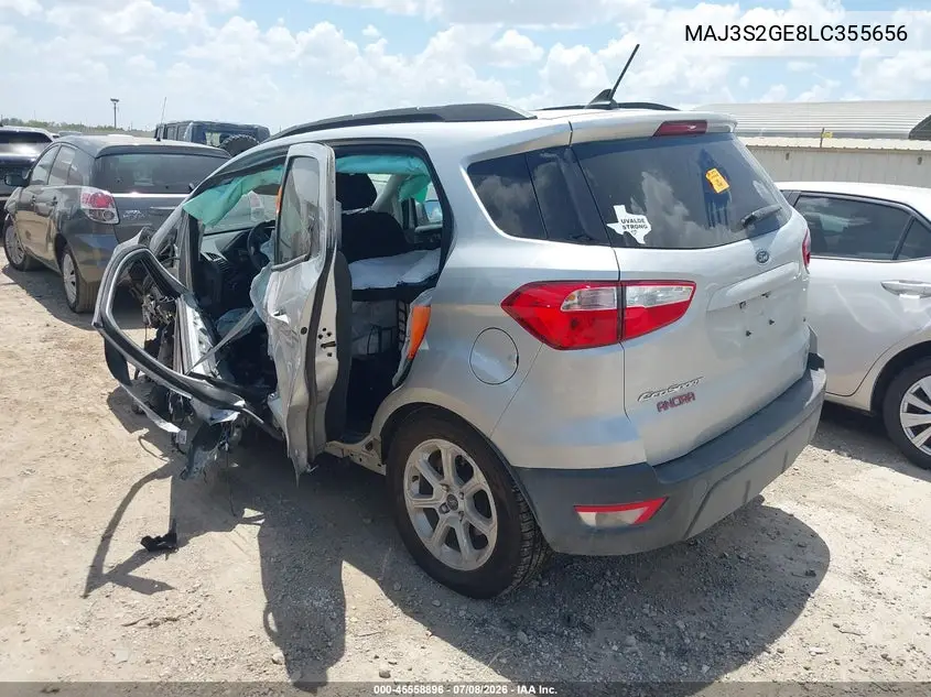 2020 Ford Ecosport Se VIN: MAJ3S2GE8LC355656 Lot: 45558896