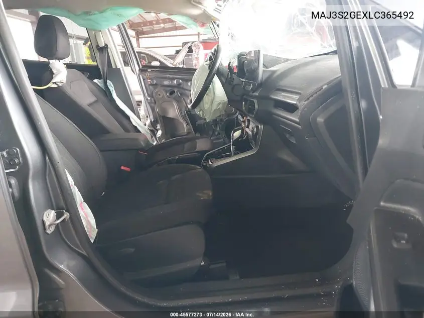 2020 Ford Ecosport Se VIN: MAJ3S2GEXLC365492 Lot: 45577273