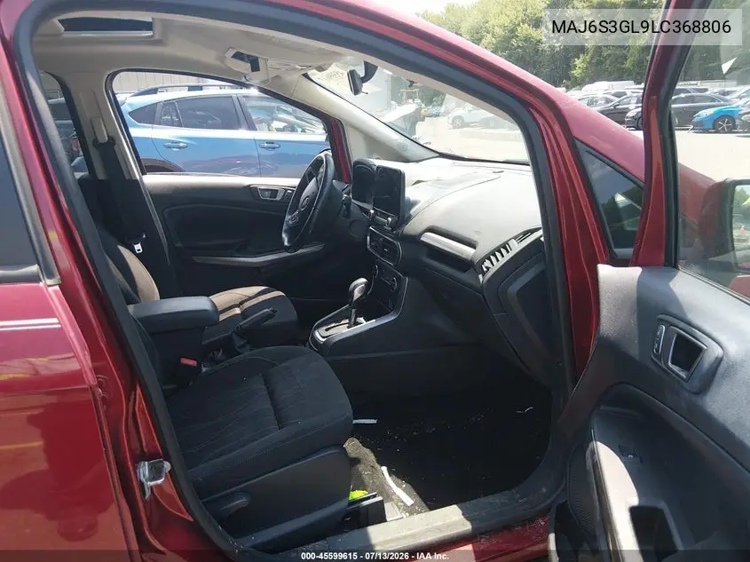 2020 Ford Ecosport Se VIN: MAJ6S3GL9LC368806 Lot: 45599615