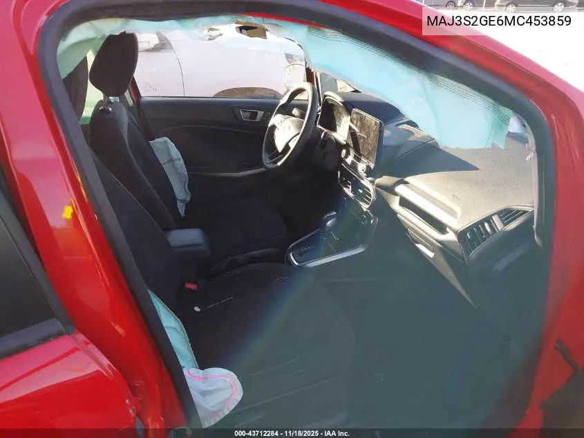 MAJ3S2GE6MC453859 2021 Ford Ecosport Se