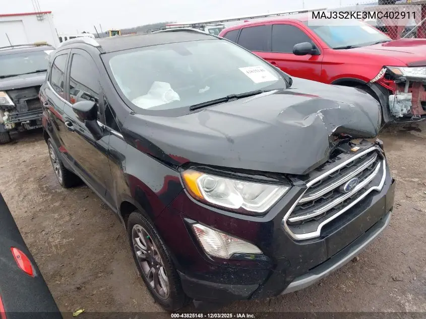 MAJ3S2KE3MC402911 2021 Ford Ecosport Titanium