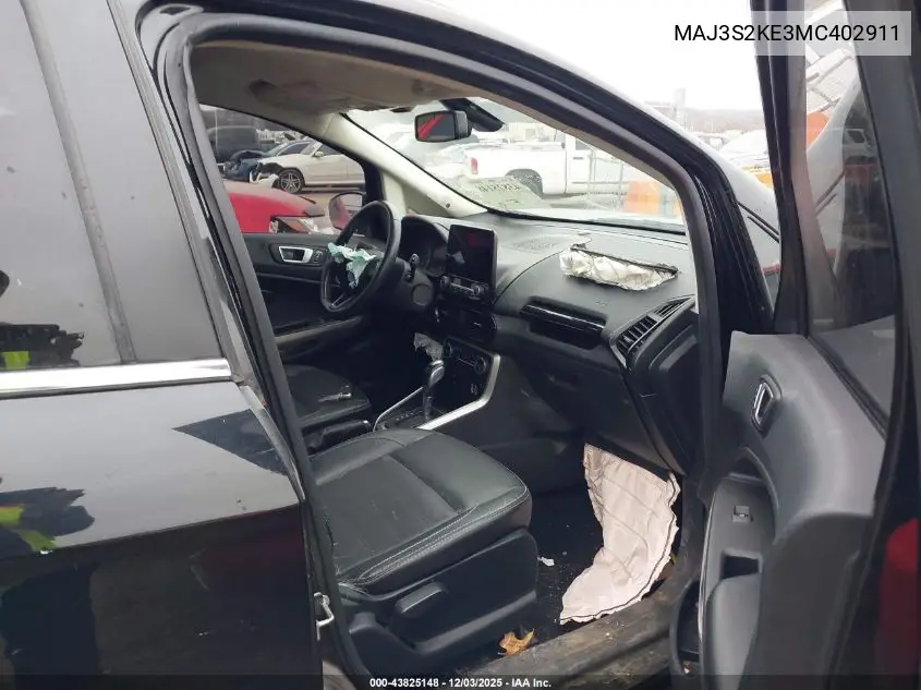 MAJ3S2KE3MC402911 2021 Ford Ecosport Titanium