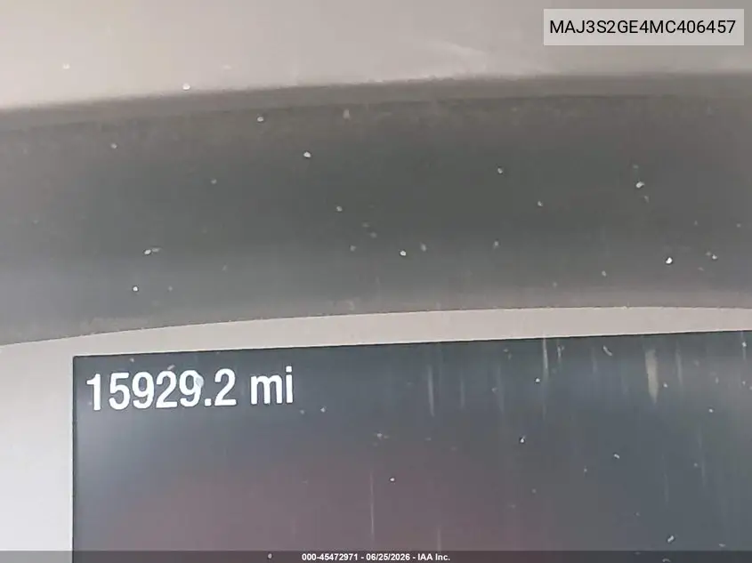 2021 Ford Ecosport Se VIN: MAJ3S2GE4MC406457 Lot: 45472971