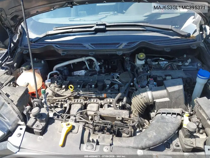 2021 Ford Ecosport Se VIN: MAJ6S3GL1MC395371 Lot: 45564071