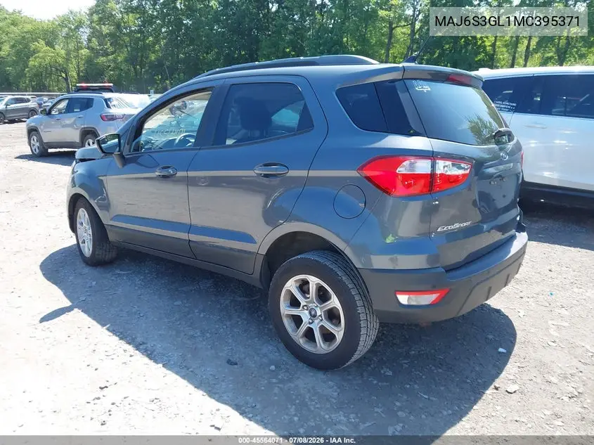 2021 Ford Ecosport Se VIN: MAJ6S3GL1MC395371 Lot: 45564071