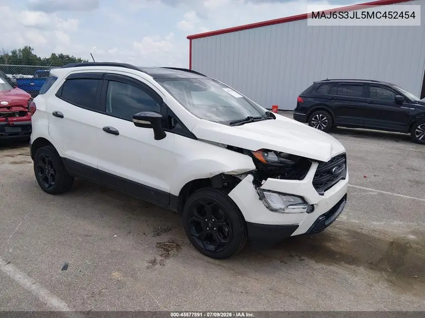 2021 Ford Ecosport Ses VIN: MAJ6S3JL5MC452454 Lot: 45577891