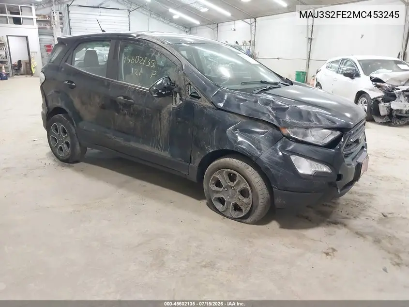 2021 Ford Ecosport S VIN: MAJ3S2FE2MC453245 Lot: 45602135