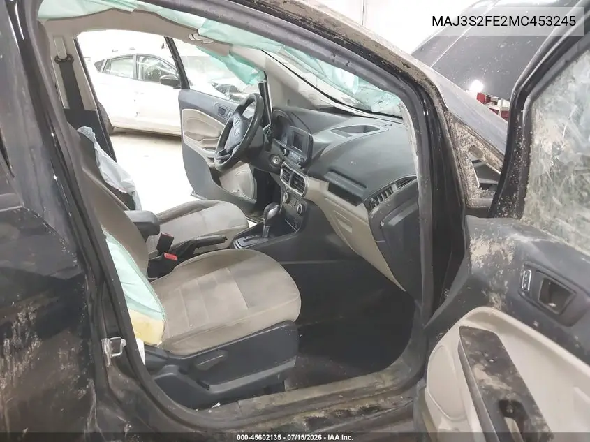 2021 Ford Ecosport S VIN: MAJ3S2FE2MC453245 Lot: 45602135